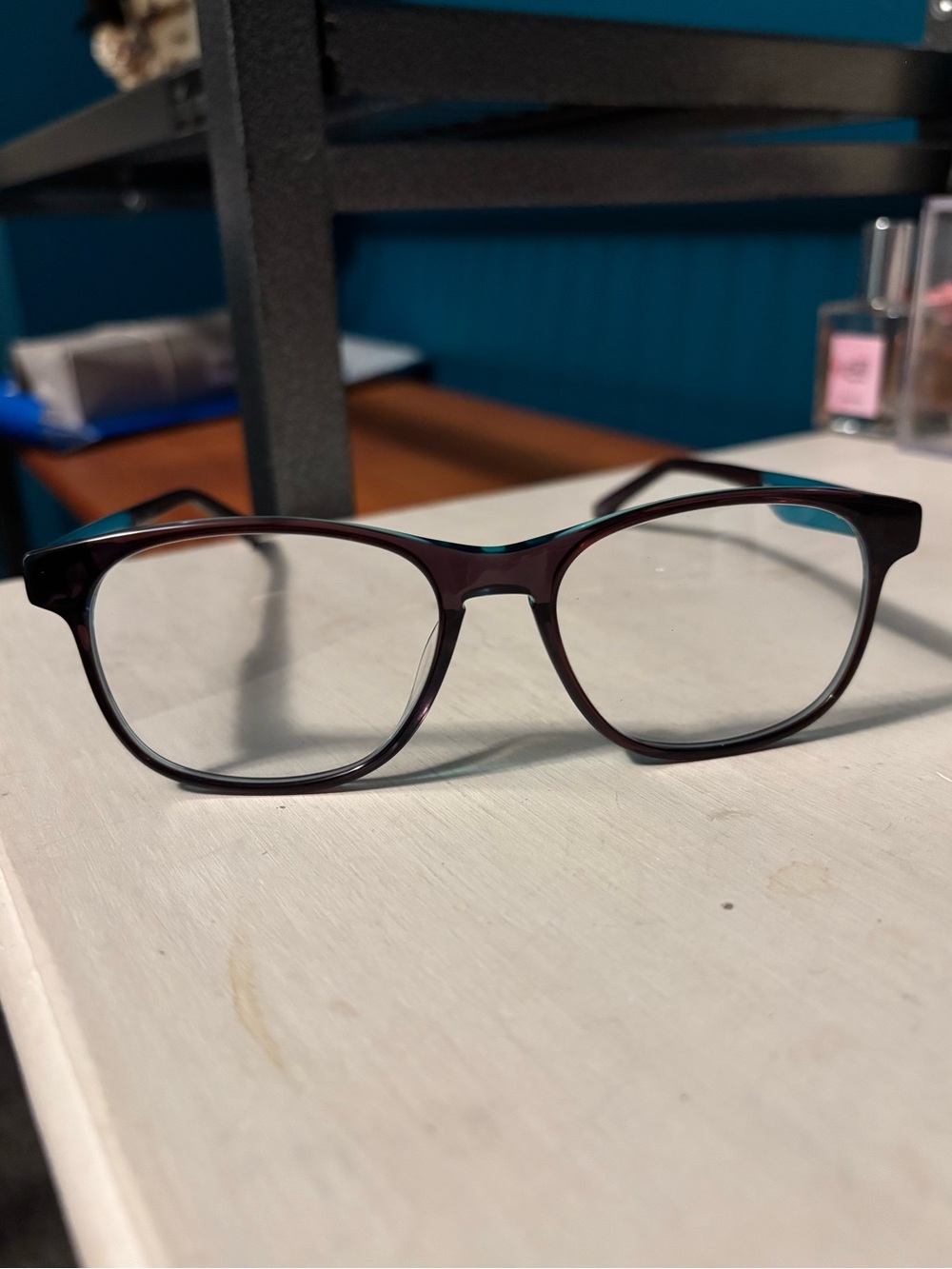 Firmoo purple/teal frames - Picture 6 of 6